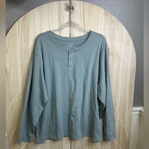 NWT Mens pajamagram Henley‎ shirt size XXL